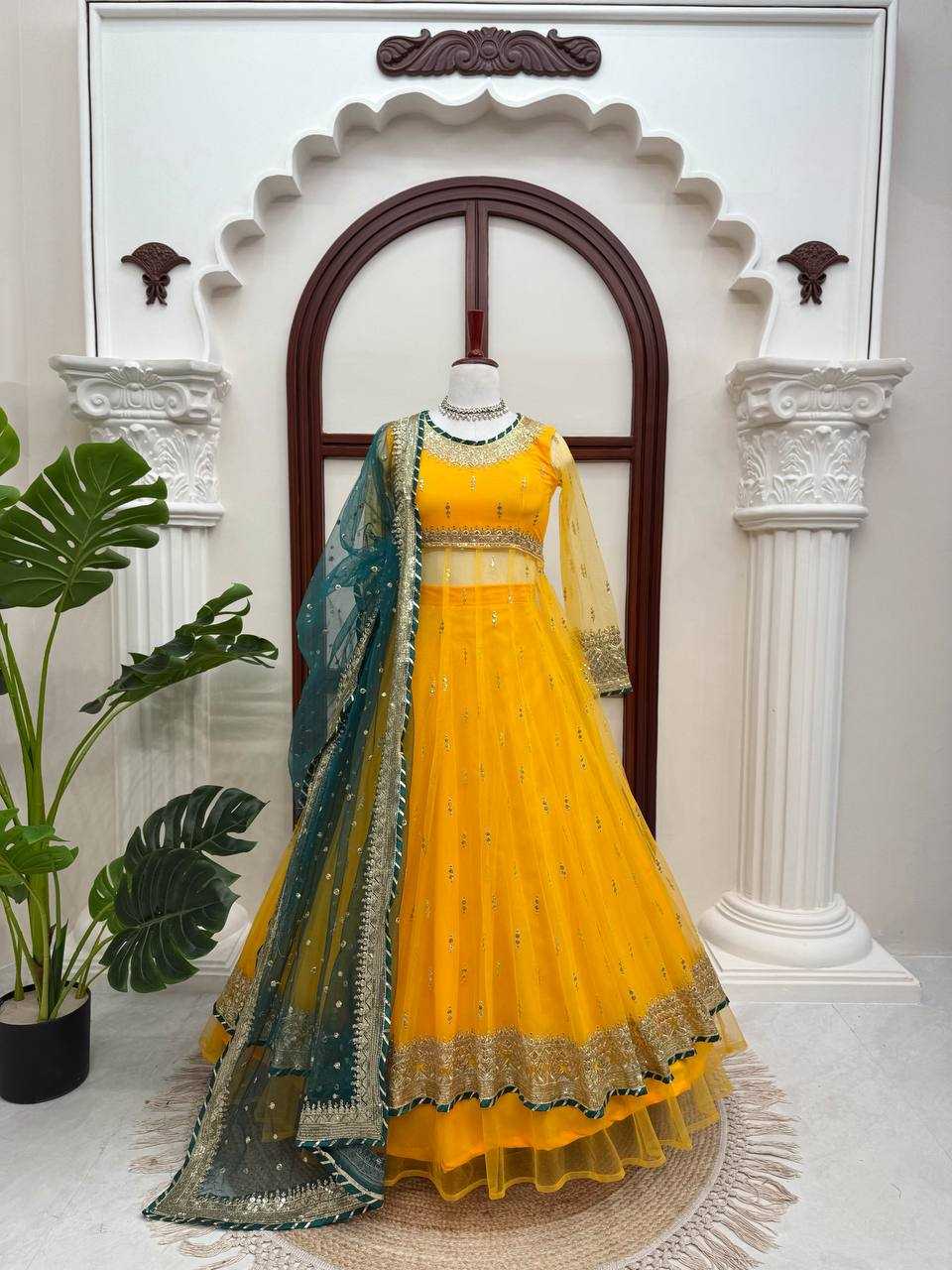 YNF Wholesale Soft Net Designer Lehenga  | Surat Manufacturer