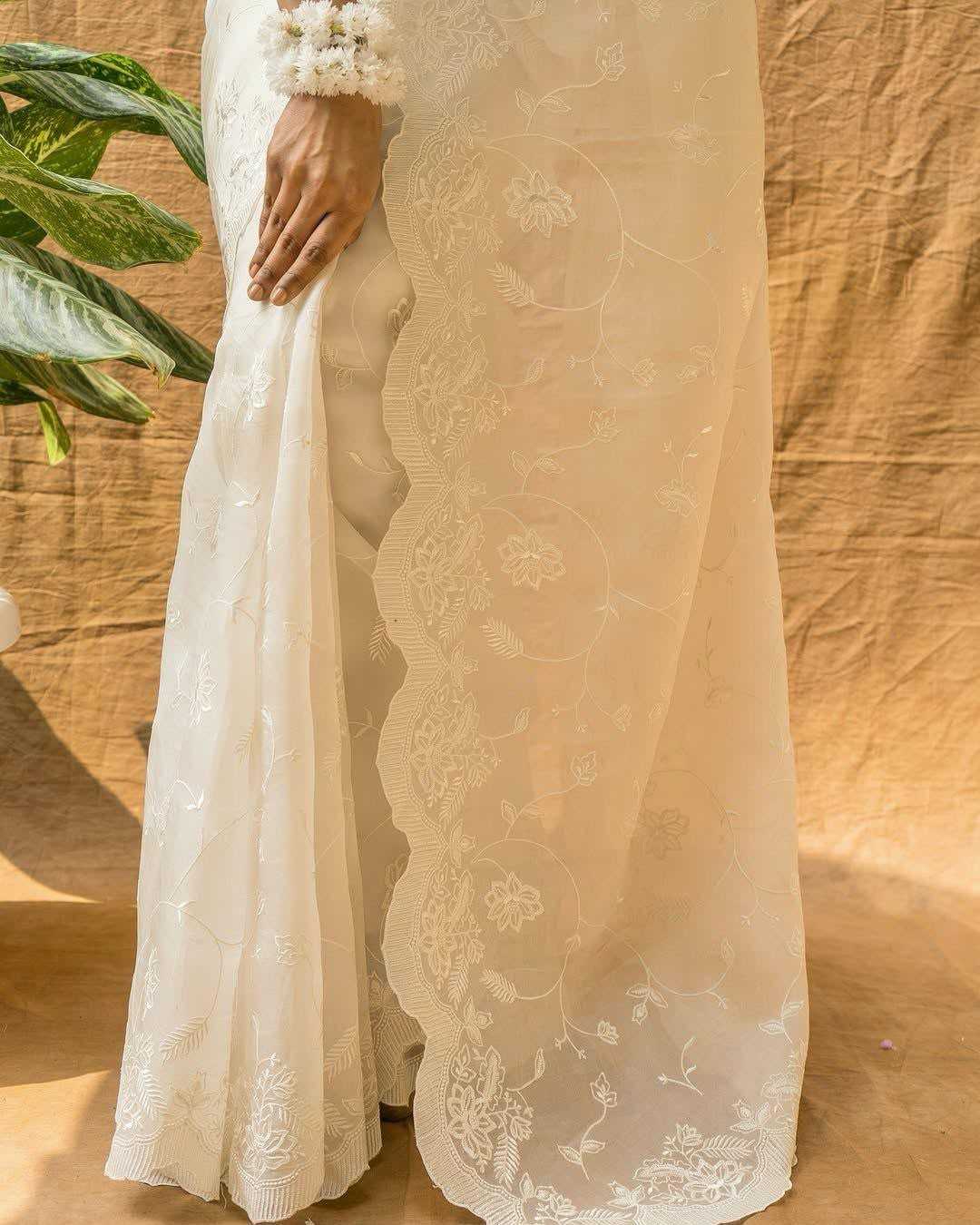 YNF Wholesale Organza Fancy Sarees  | Surat Manufacturer