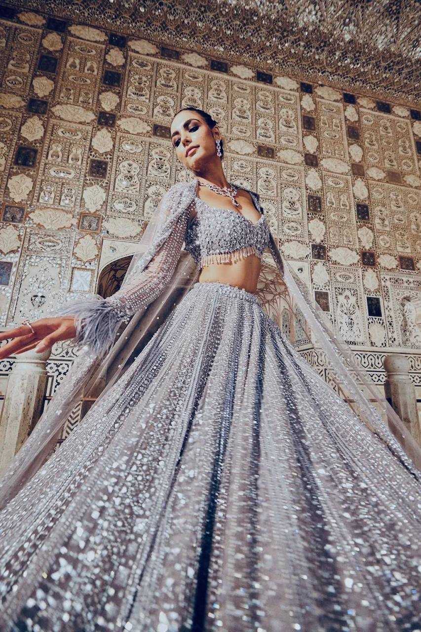 YNF Wholesale Shimmer Silk Traditional Lehenga  | Surat Manufacturer