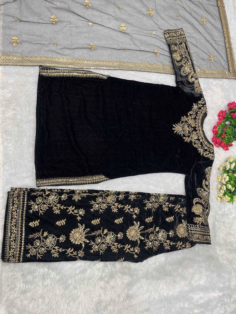 YNF Wholesale Viscose Velvet Suits  | Surat Manufacturer