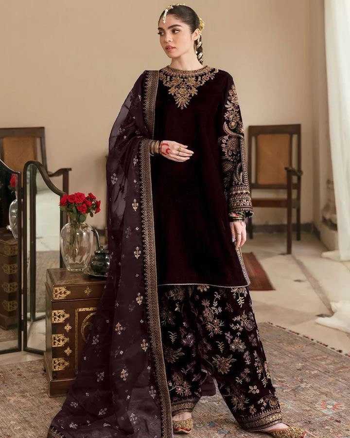 YNF Wholesale Viscose Velvet Suits  | Surat Manufacturer