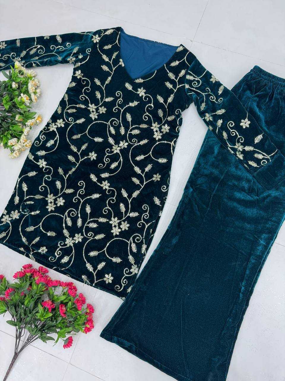 YNF Wholesale Viscose Velvet Suits  | Surat Manufacturer