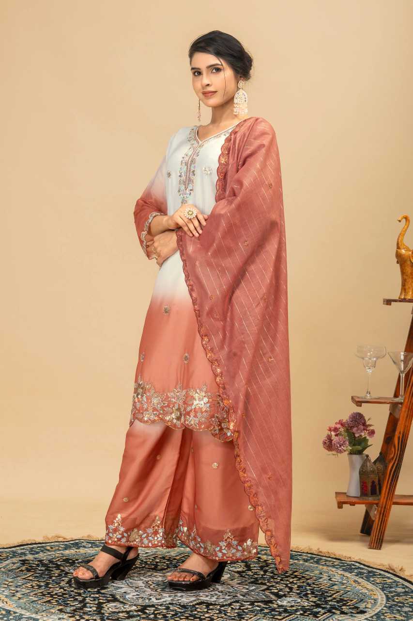 YNF Wholesale Georgette Embroidery Suits  | Surat Manufacturer