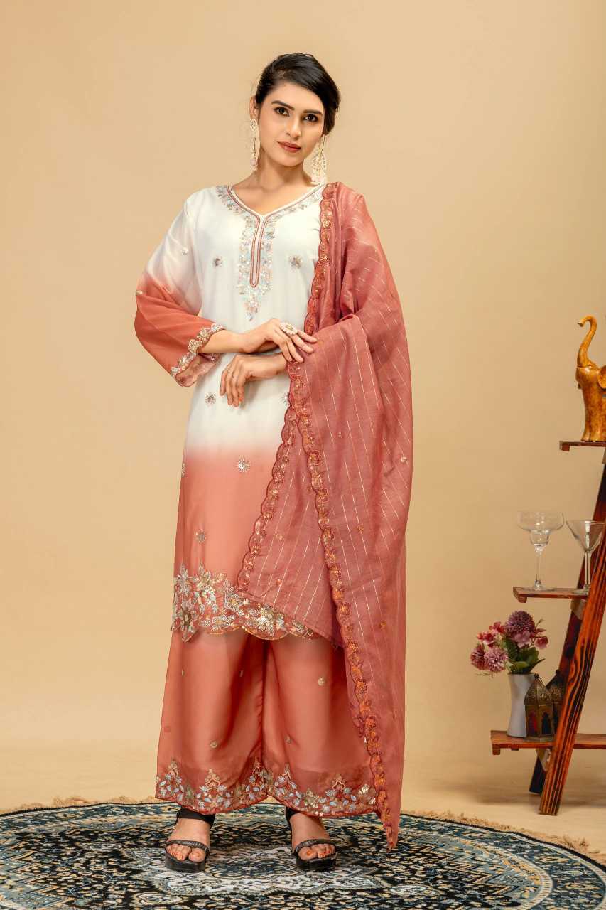 YNF Wholesale Georgette Embroidery Suits  | Surat Manufacturer
