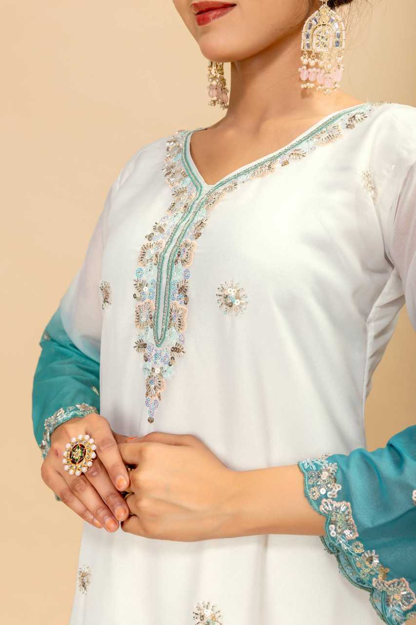 YNF Wholesale Georgette Embroidery Suits  | Surat Manufacturer