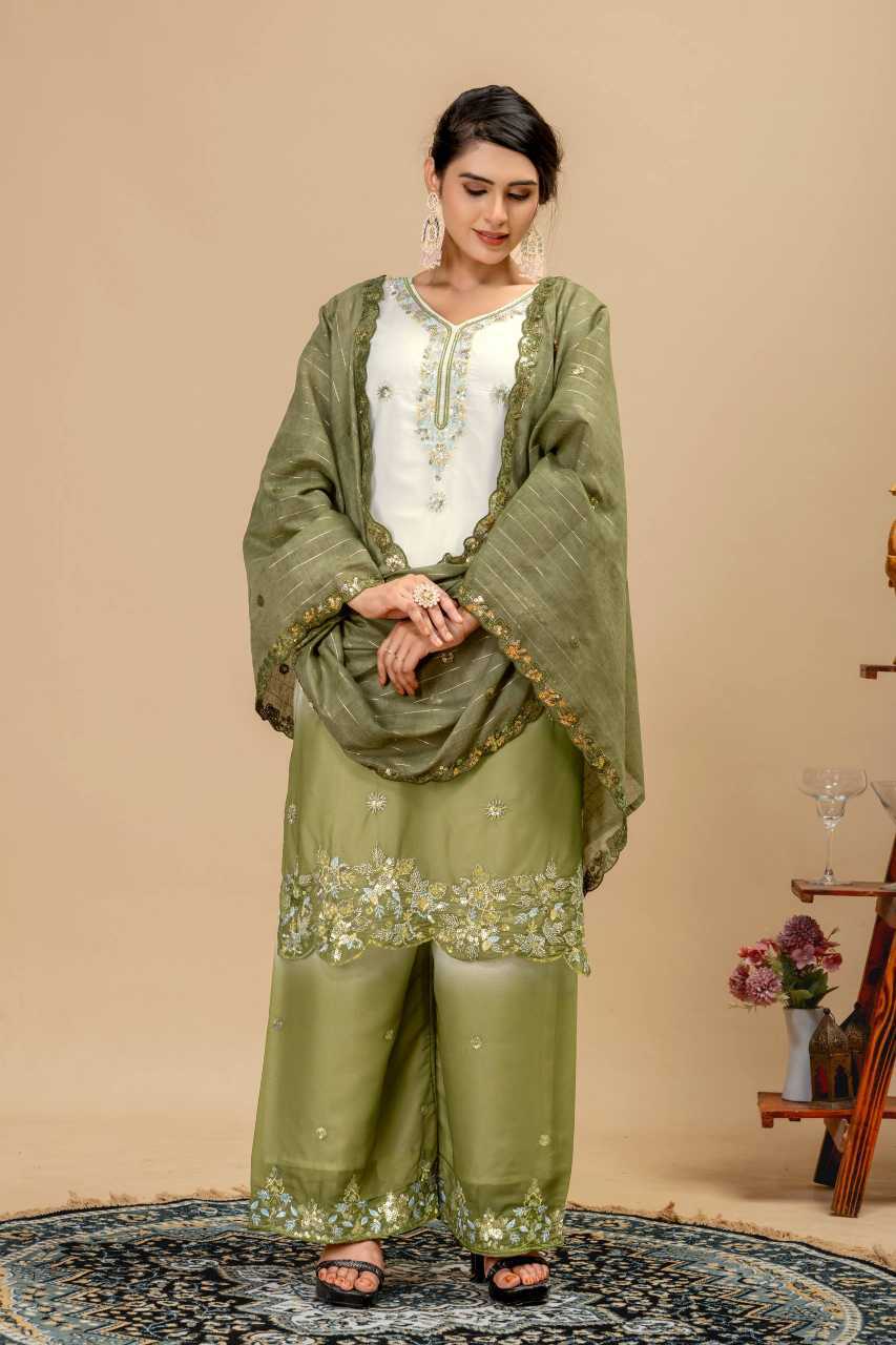 YNF Wholesale Georgette Embroidery Suits  | Surat Manufacturer