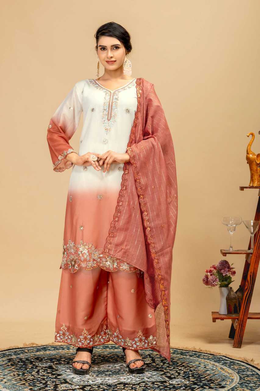 YNF Wholesale Georgette Embroidery Suits  | Surat Manufacturer
