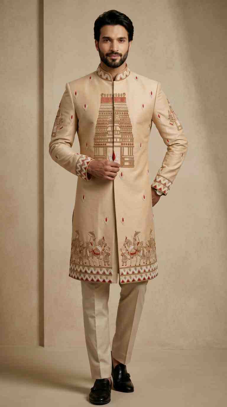 YNF Wholesale Satin Silk Indo Western  | Surat Manufacturer