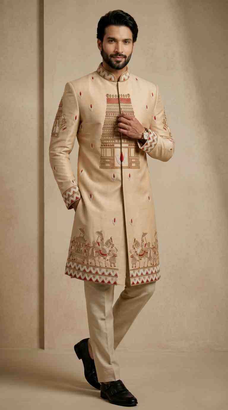 YNF Wholesale Satin Silk Indo Western  | Surat Manufacturer