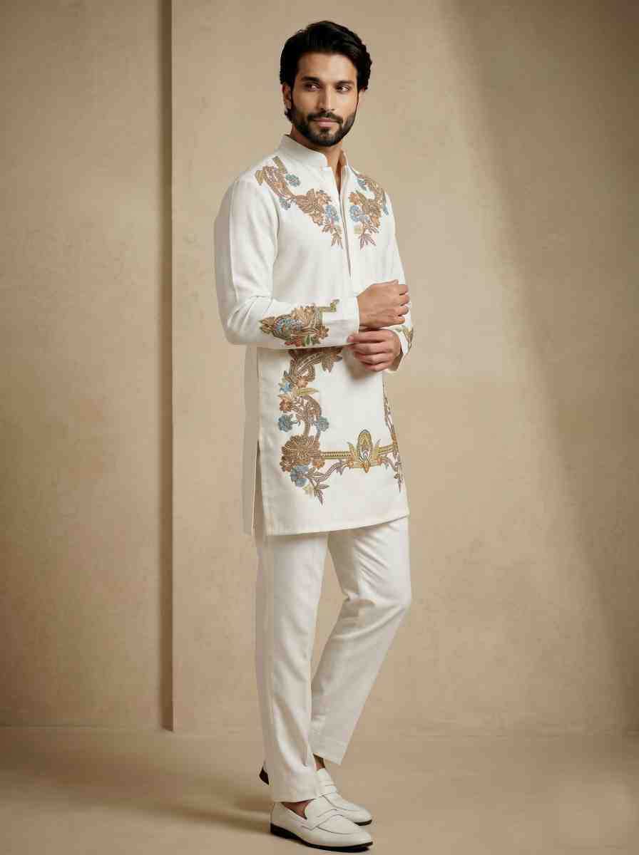 YNF Wholesale Armani Mens Kurta Pyjama  | Surat Manufacturer