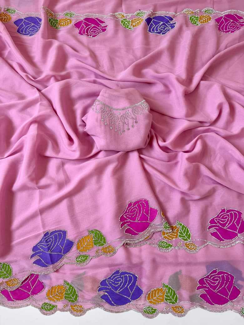 YNF Wholesale Georgette Printed Sarees  | Surat Manufacturer