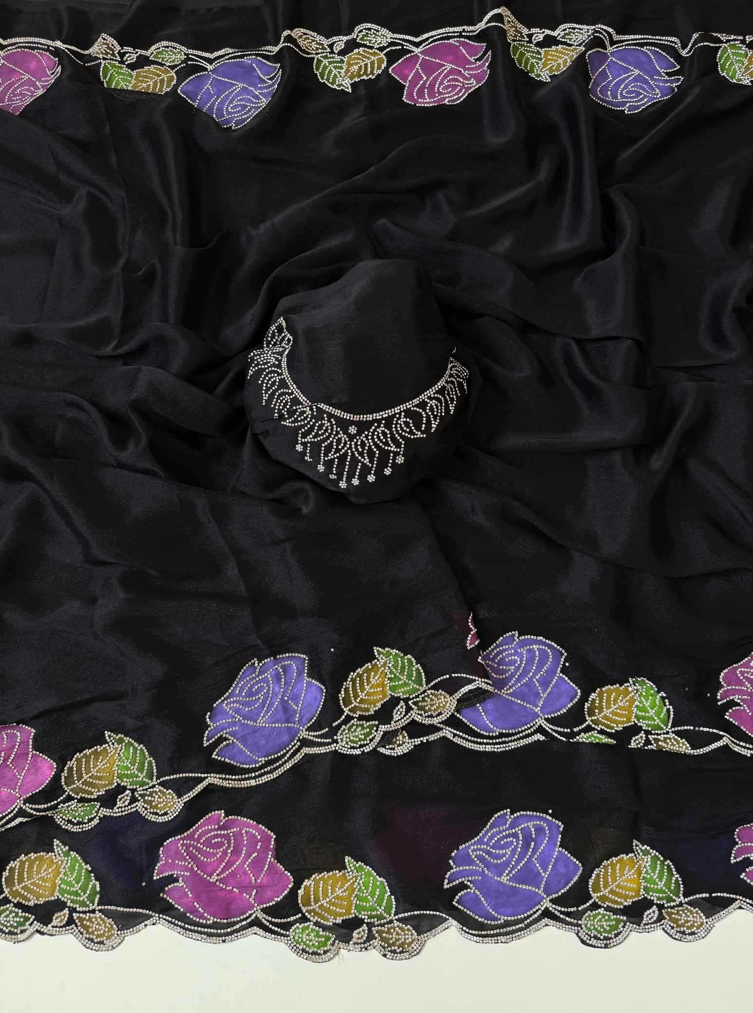 YNF Wholesale Georgette Printed Sarees  | Surat Manufacturer