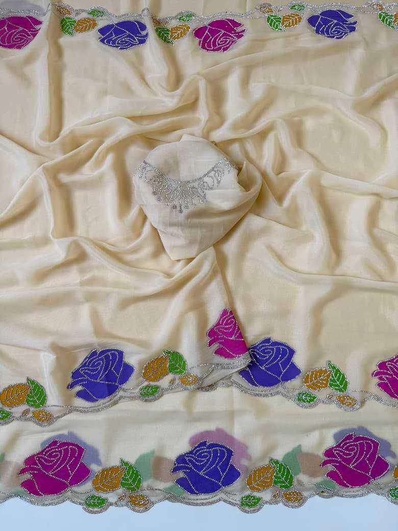 YNF Wholesale Georgette Printed Sarees  | Surat Manufacturer