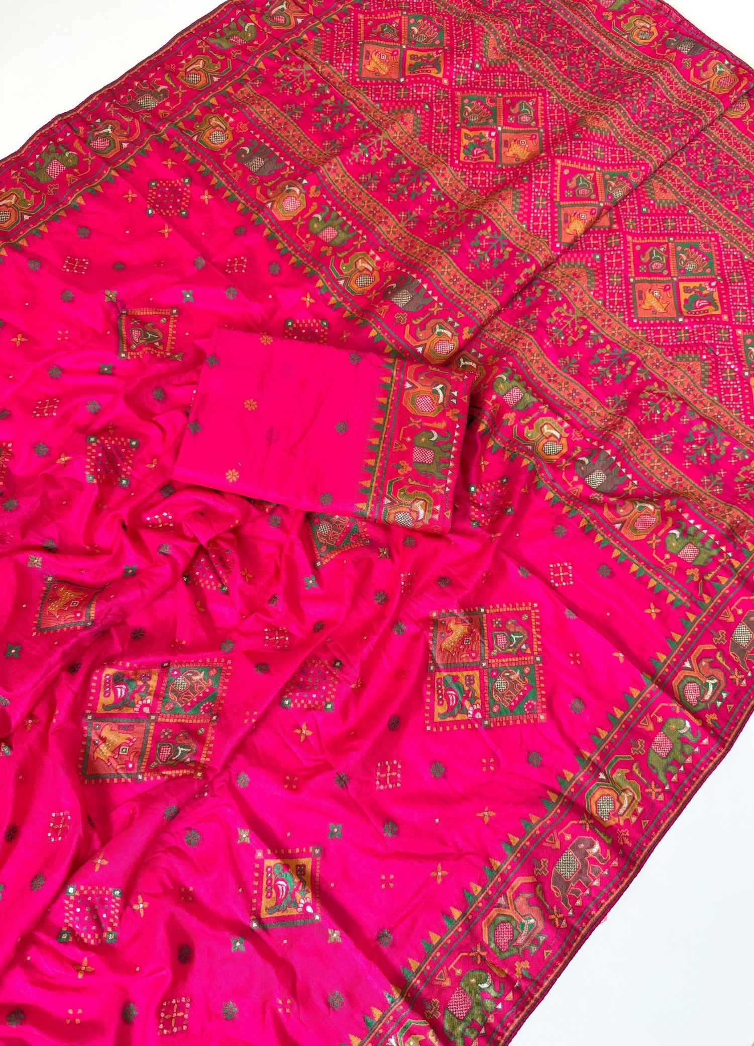 YNF Wholesale Pashmina Heavy Silk Sarees  | Surat Manufacturer