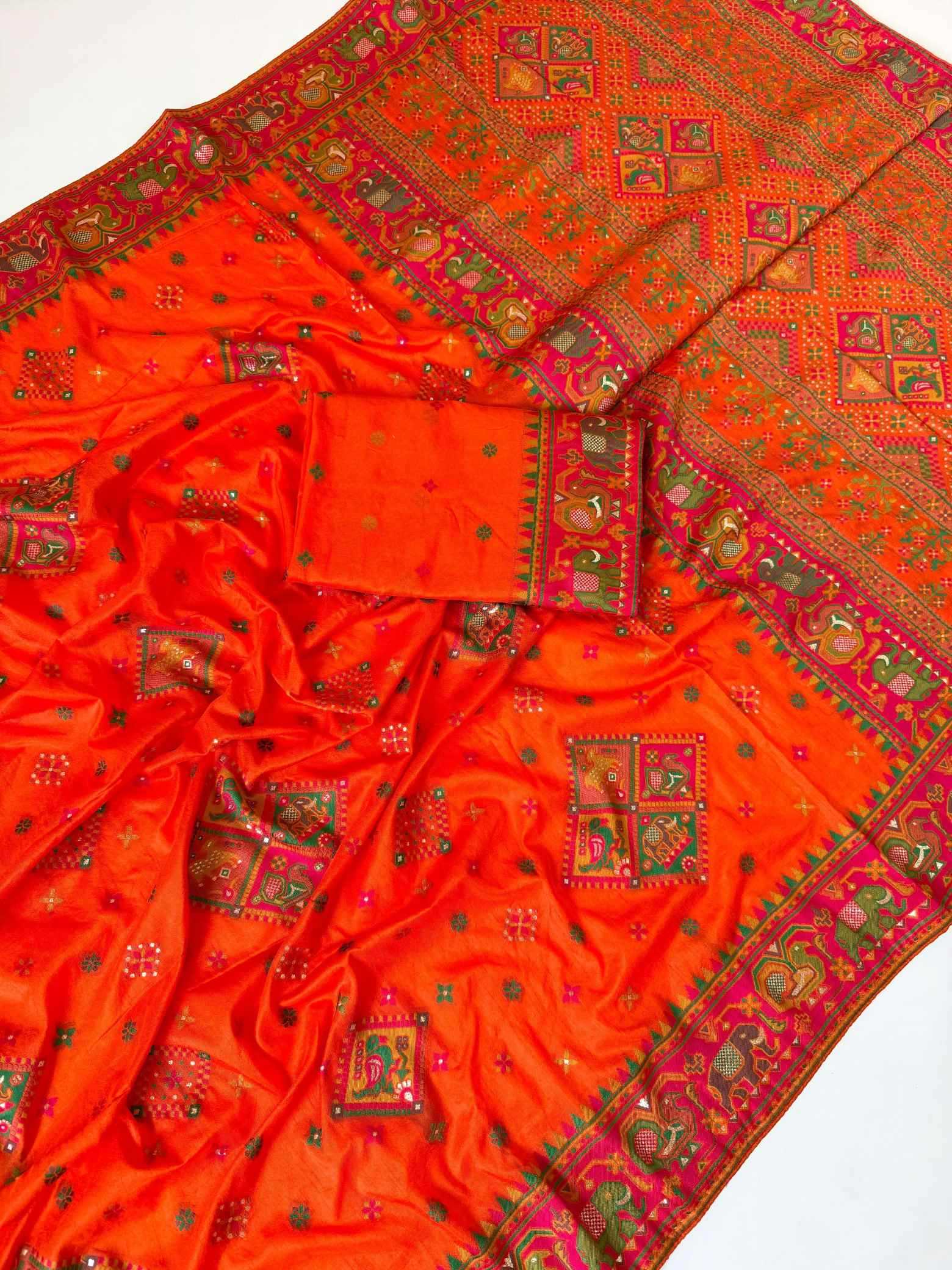 YNF Wholesale Pashmina Heavy Silk Sarees  | Surat Manufacturer