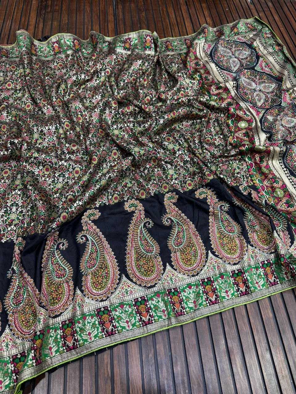 YNF Wholesale Pashmina Traditional Silk Sarees  | Surat Manufacturer
