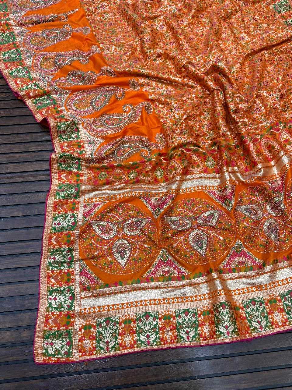 YNF Wholesale Pashmina Traditional Silk Sarees  | Surat Manufacturer
