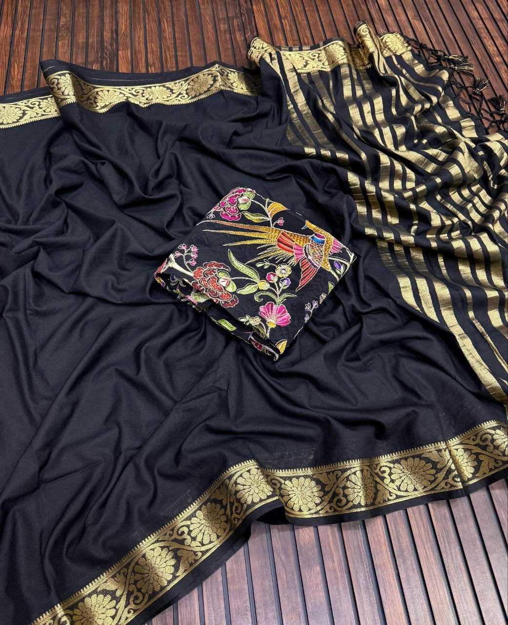 YNF Wholesale Georgette Embroidered Sarees  | Surat Manufacturer