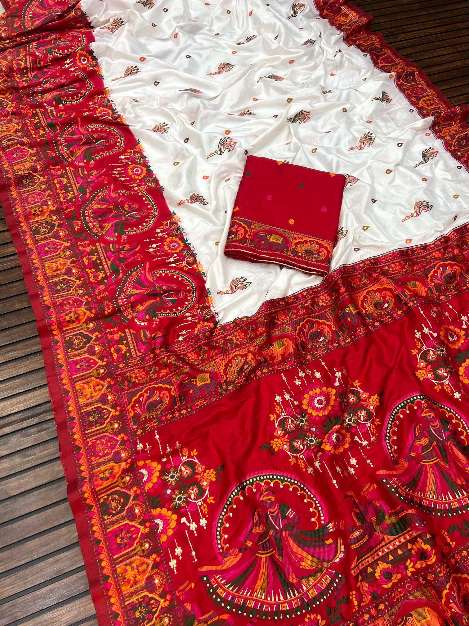 YNF Wholesale Pashmina Designer Silk Sarees  | Surat Manufacturer