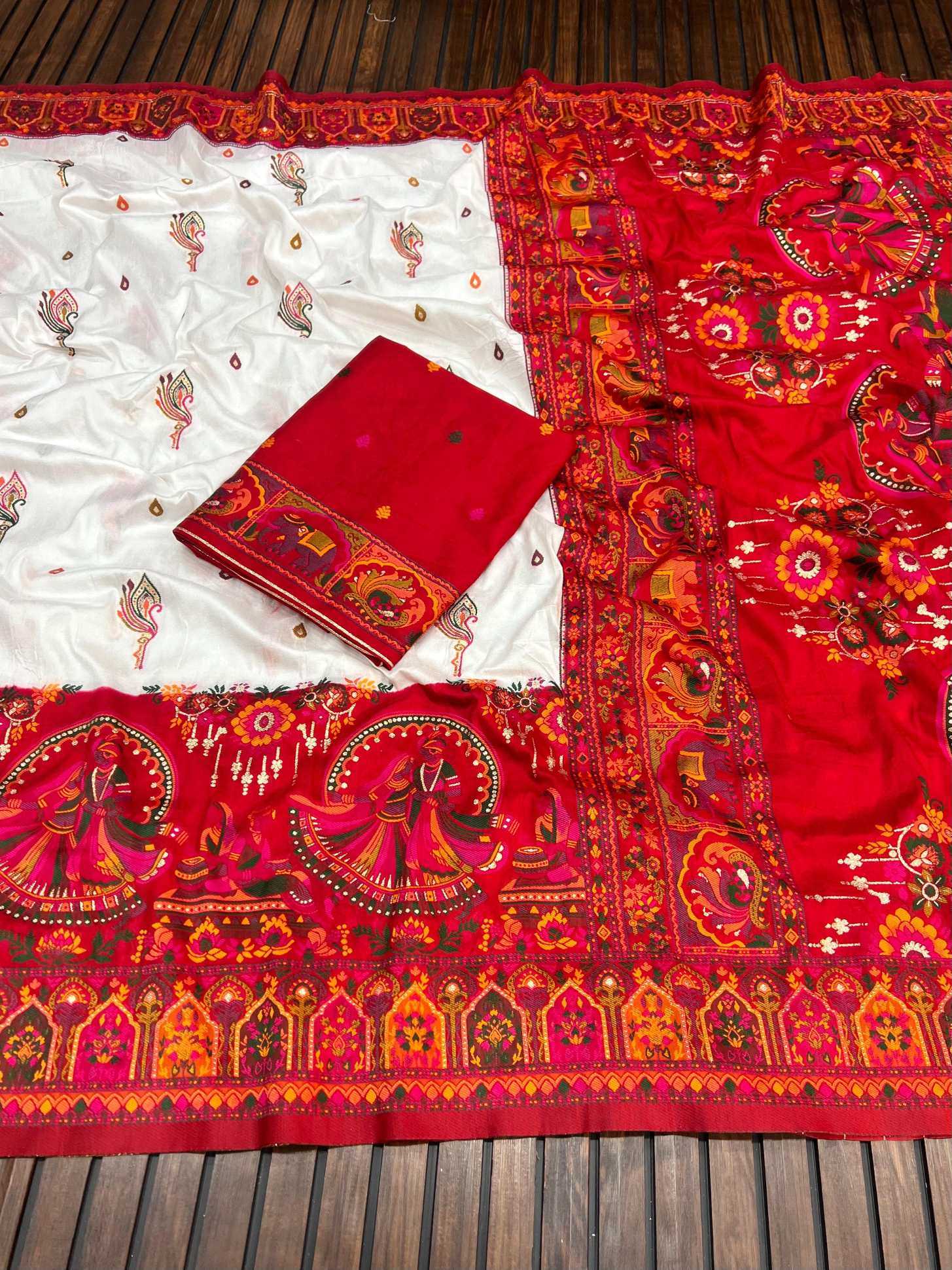 YNF Wholesale Pashmina Designer Silk Sarees  | Surat Manufacturer