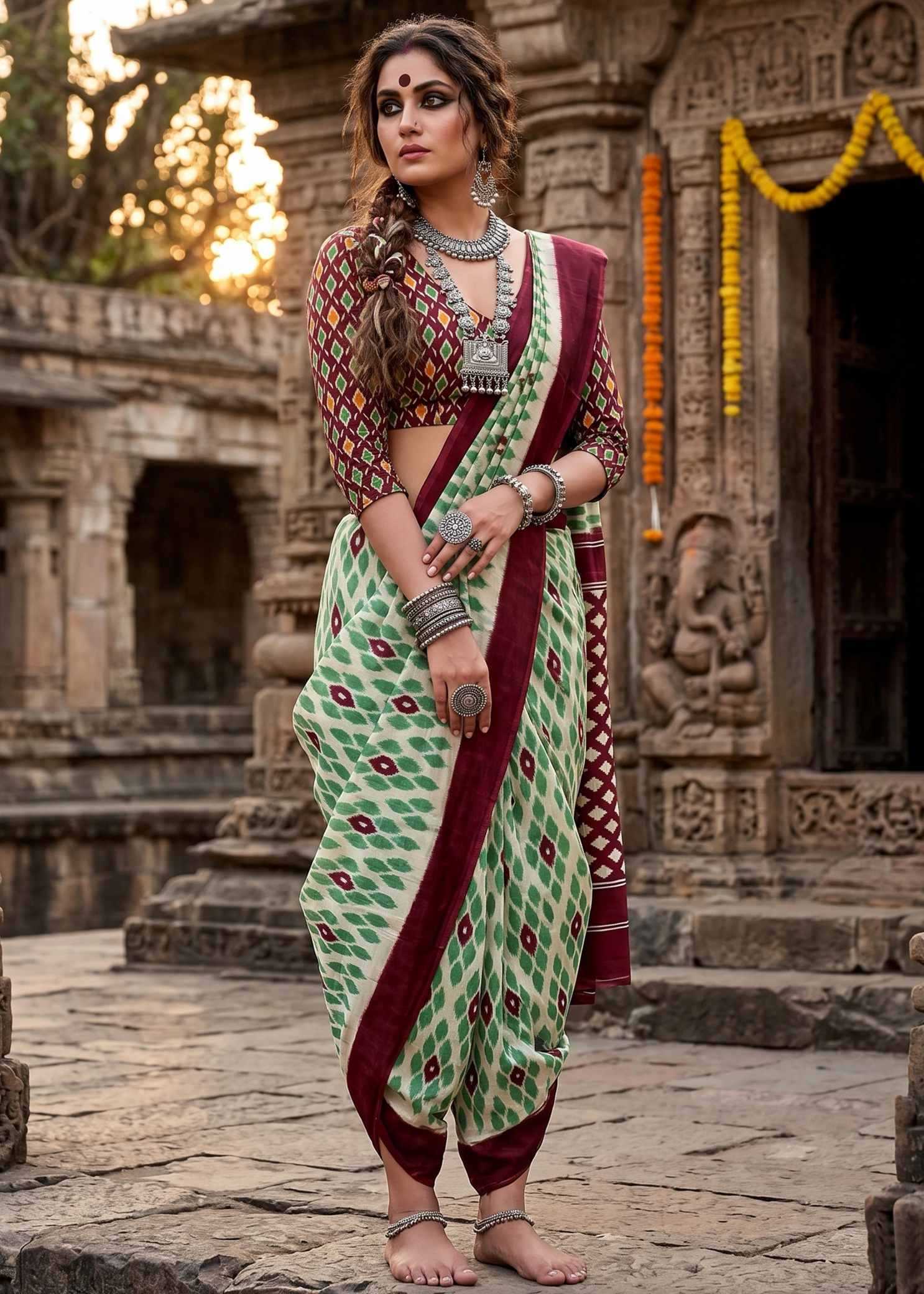 YNF Wholesale Cotton Printed Sarees  | Surat Manufacturer