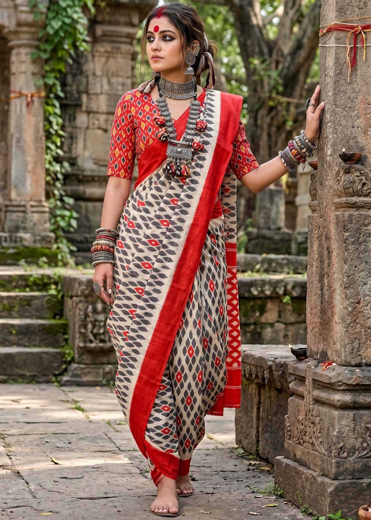 YNF Wholesale Cotton Printed Sarees  | Surat Manufacturer