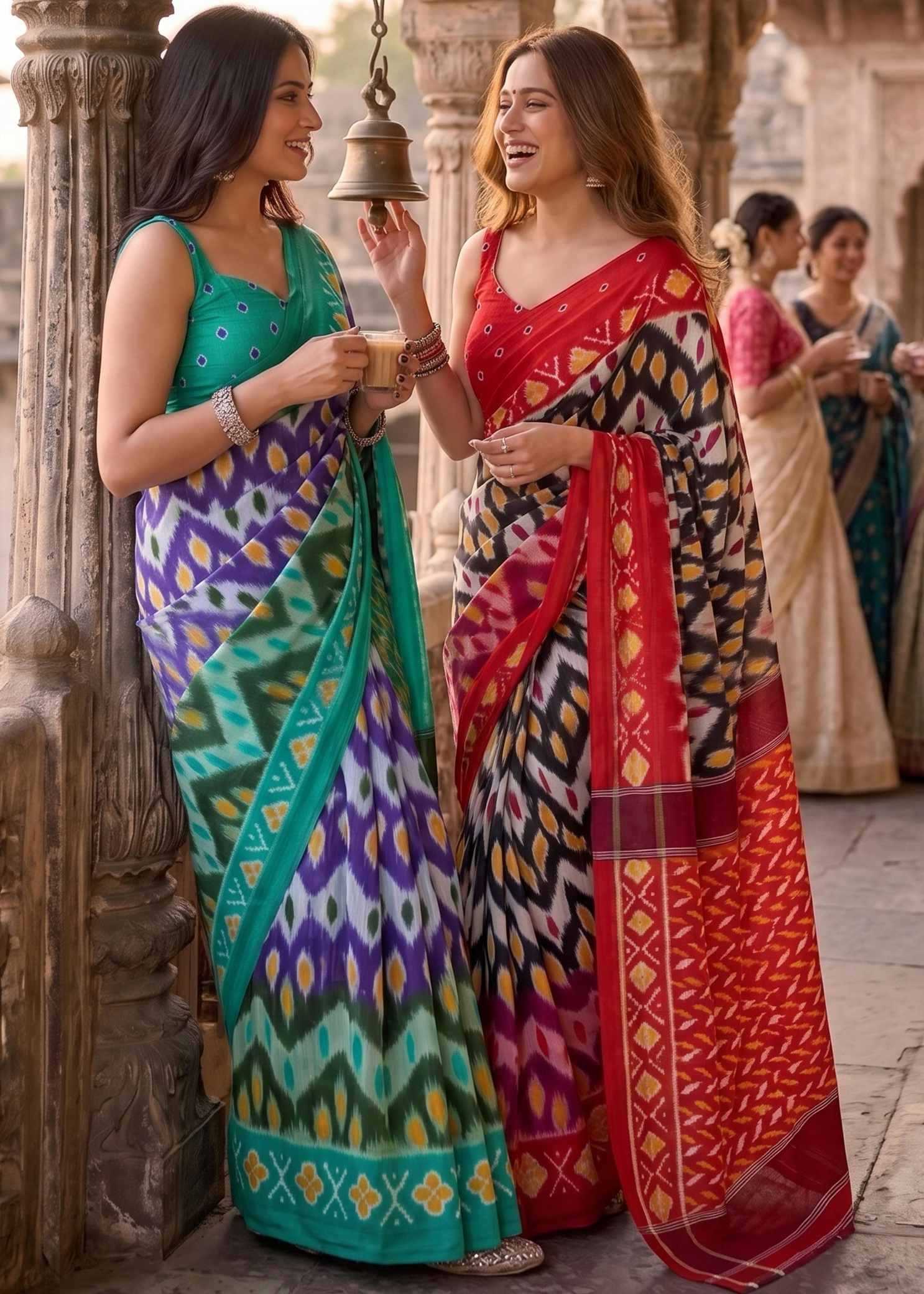 YNF Wholesale Cotton Ikkat Saree  | Surat Manufacturer