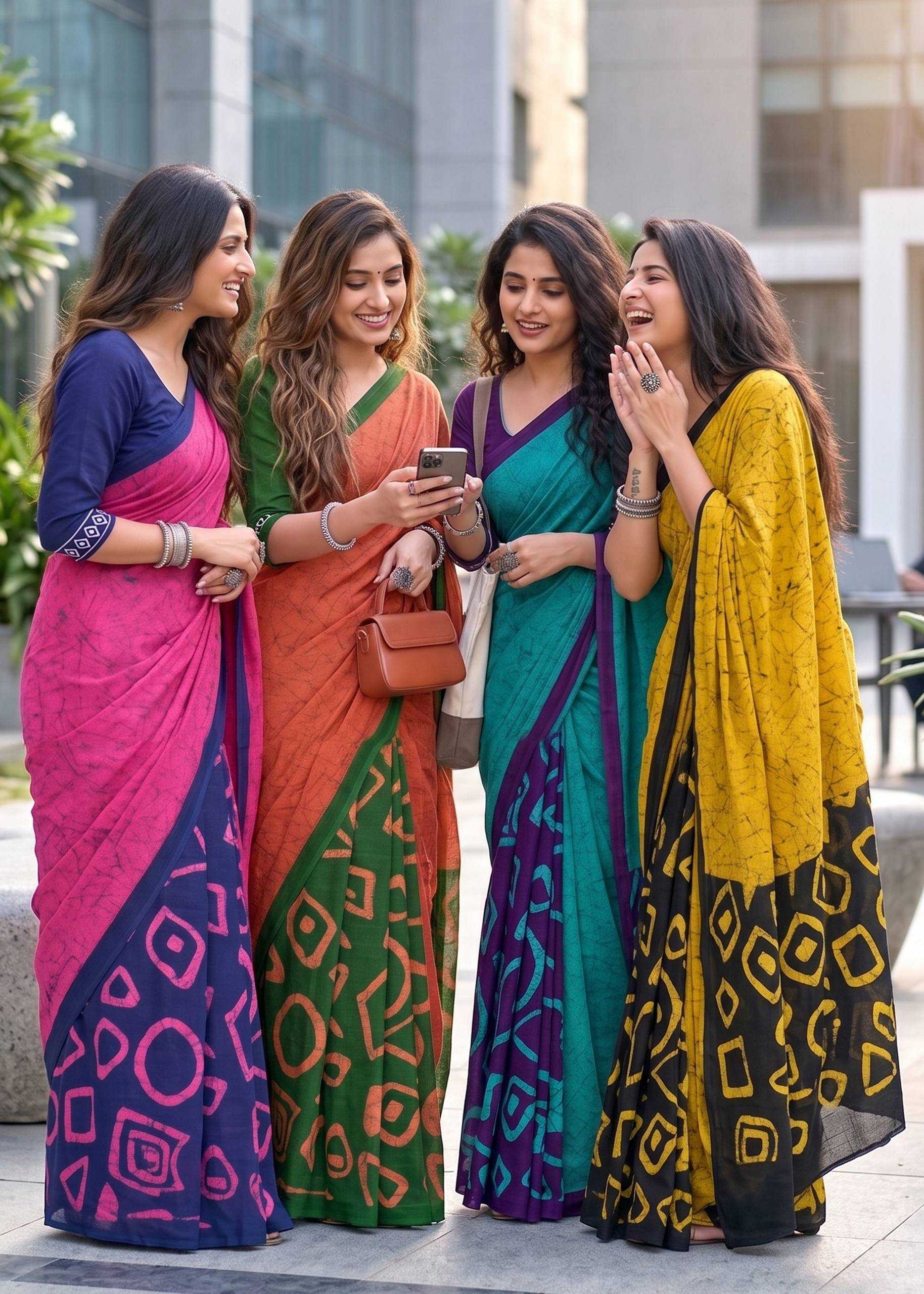 YNF Wholesale Soft Cotton Designer Sarees  | Surat Manufacturer