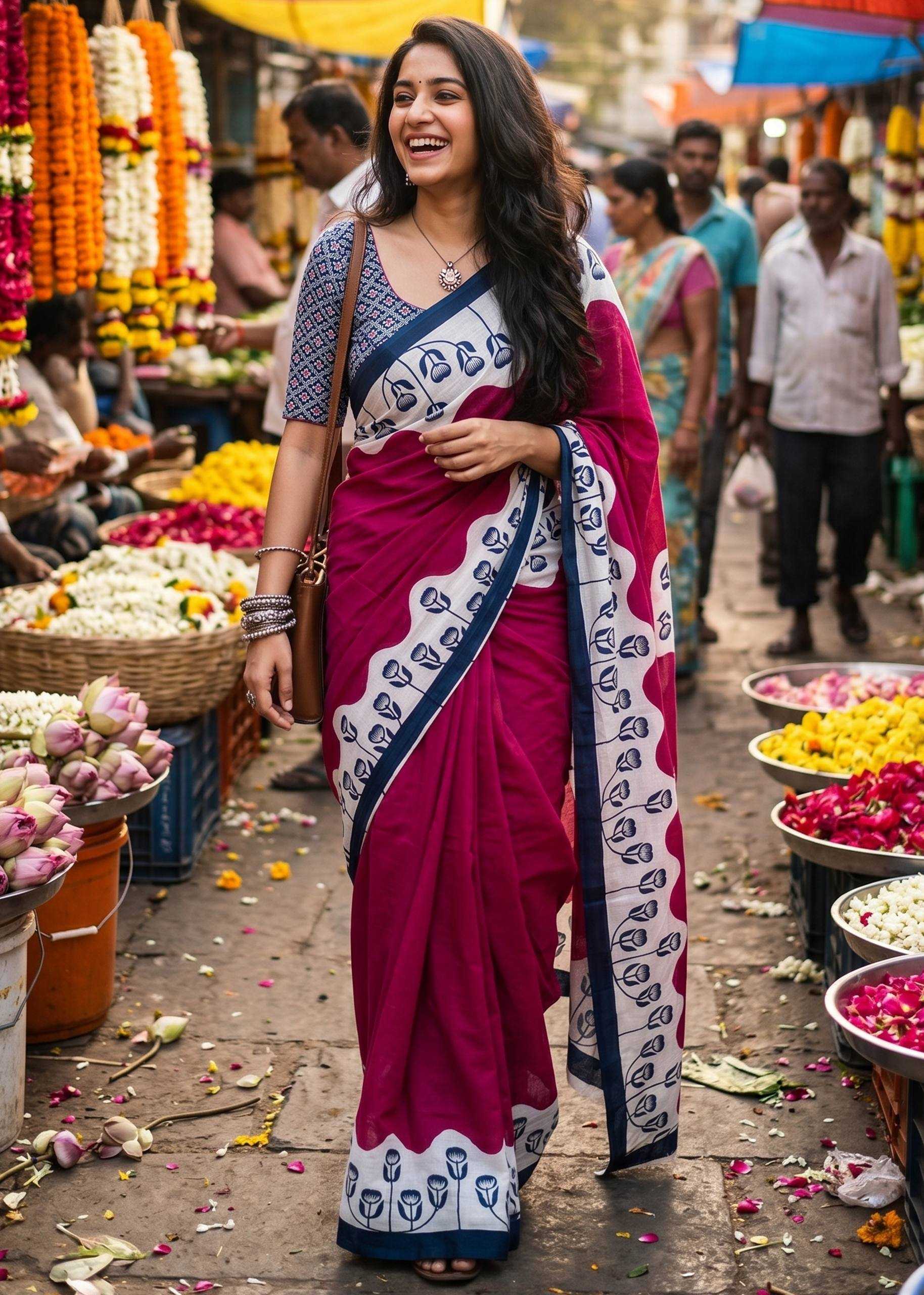 YNF Wholesale Cotton Printed Sarees  | Surat Manufacturer