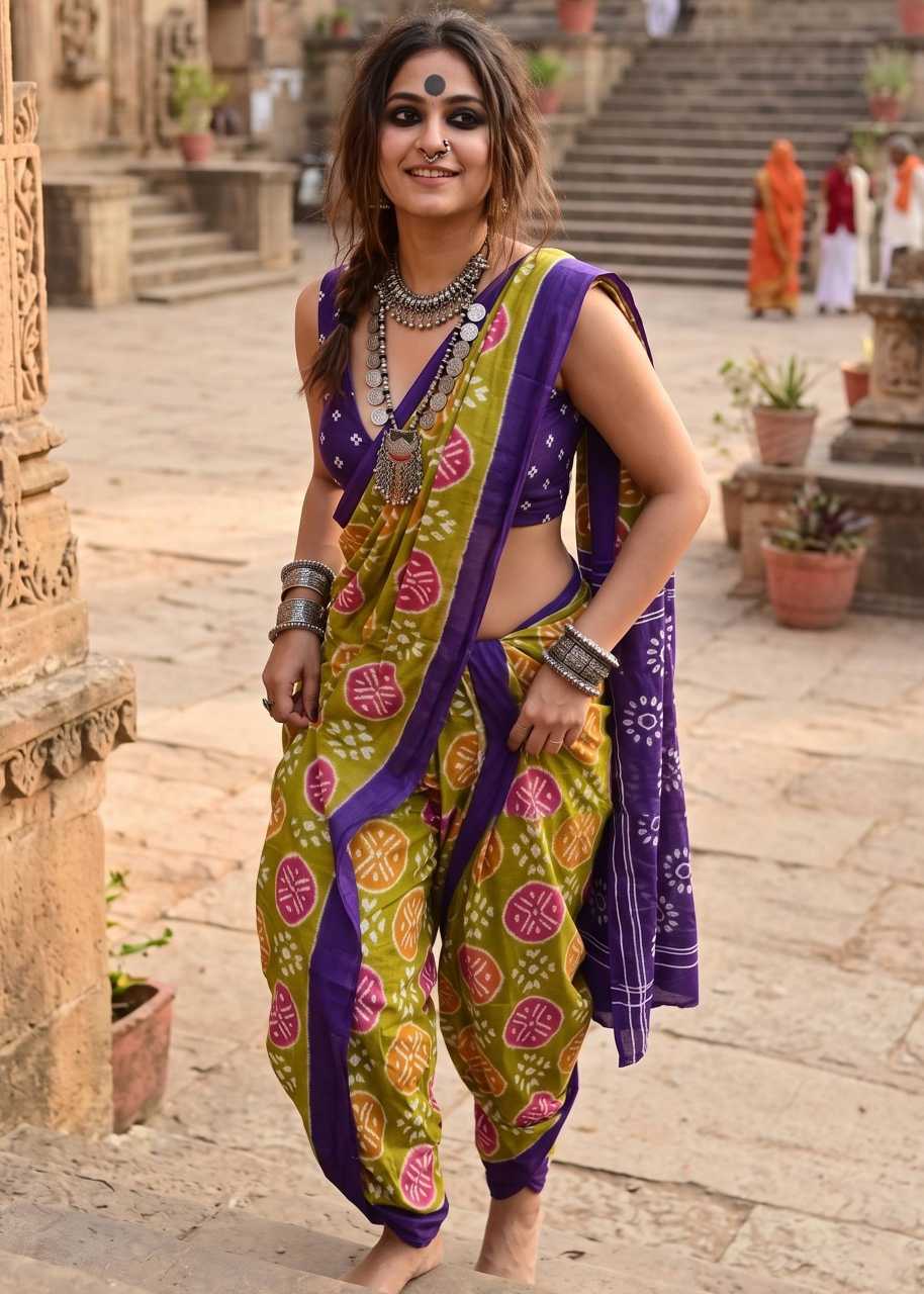 YNF Wholesale Cotton Printed Sarees  | Surat Manufacturer