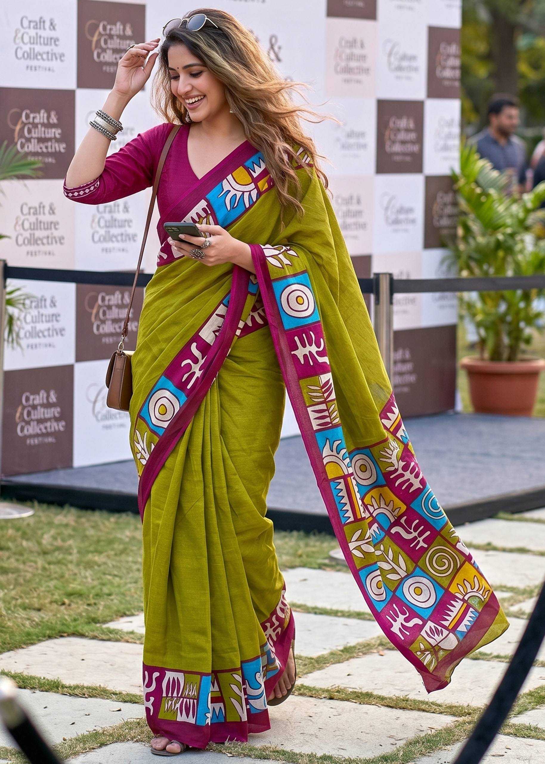 YNF Wholesale Pure Cotton Designer Sarees  | Surat Manufacturer