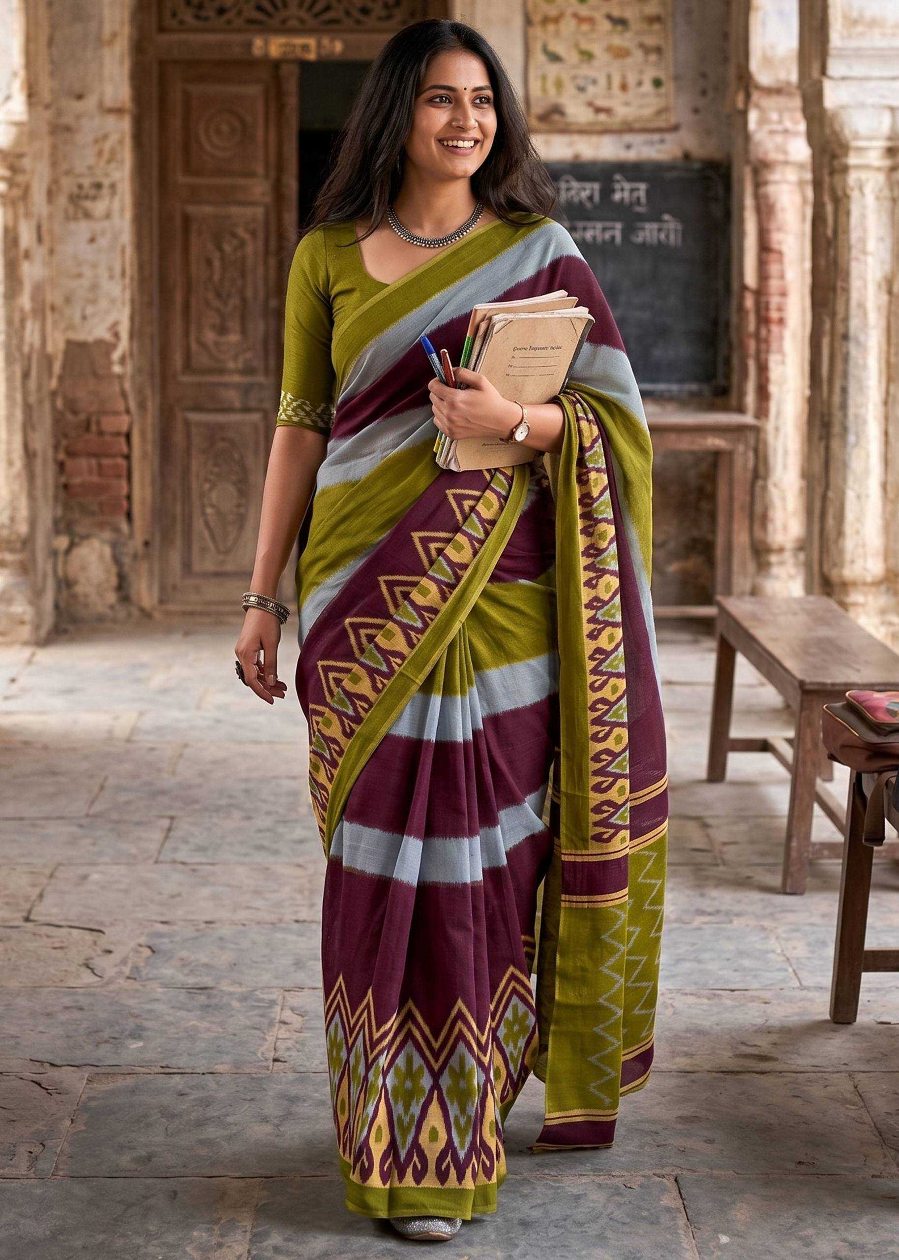 YNF Wholesale Cotton Printed Sarees  | Surat Manufacturer