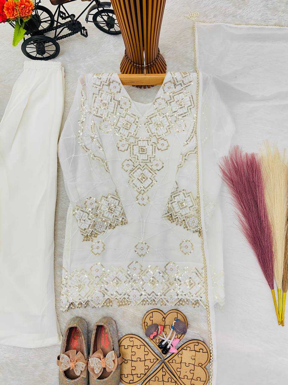 YNF Wholesale Faux Georgette Embroidery Suits  | Surat Manufacturer
