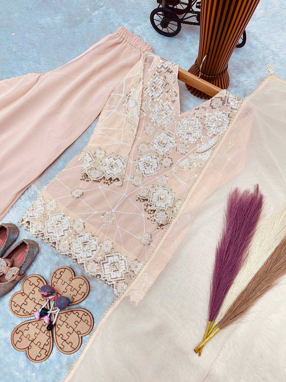 YNF Wholesale Faux Georgette Embroidery Suits  | Surat Manufacturer