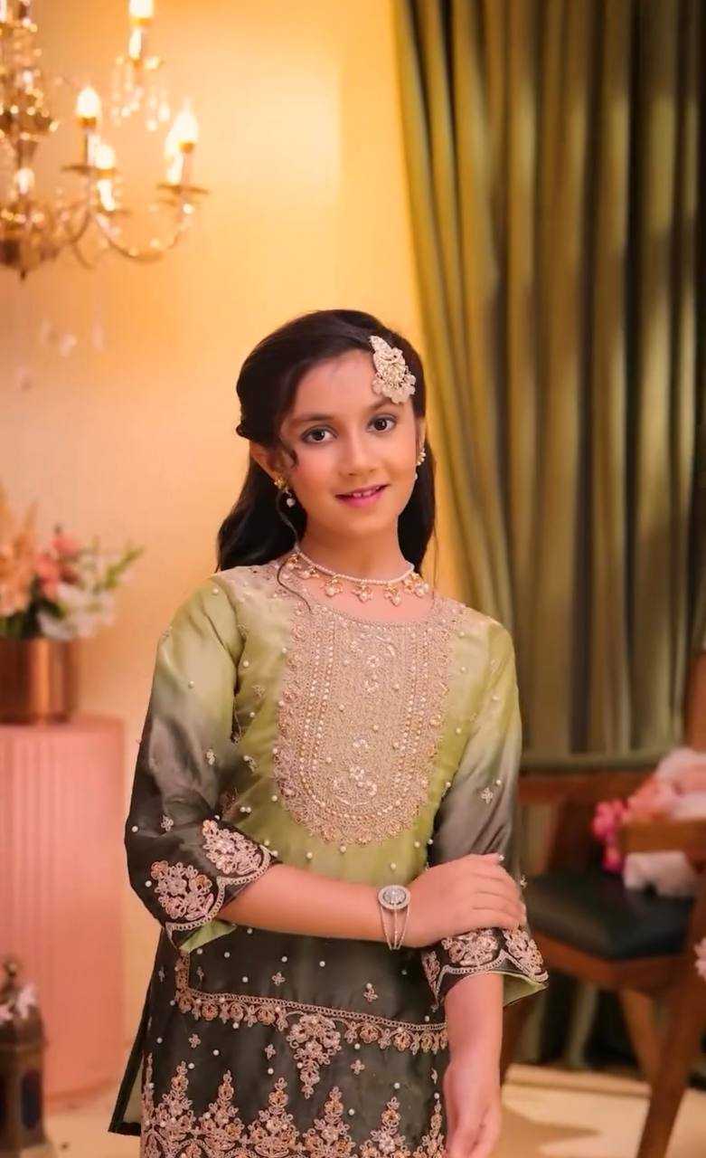 YNF Wholesale Heavy Silk Embroidered Frock  | Surat Manufacturer