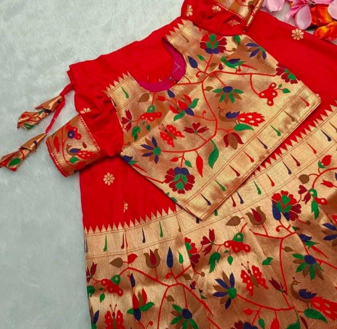 YNF Wholesale Lichi Silk Kids Lehenga  | Surat Manufacturer