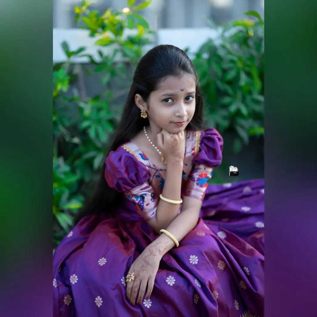 YNF Wholesale Soft Silk Kids Gown  | Surat Manufacturer