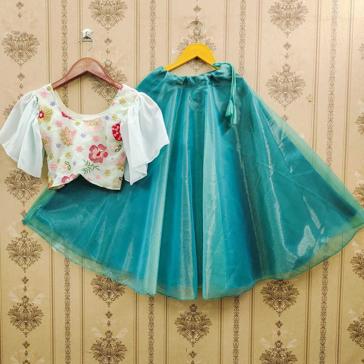 YNF Wholesale Georgette Kids Lehenga  | Surat Manufacturer