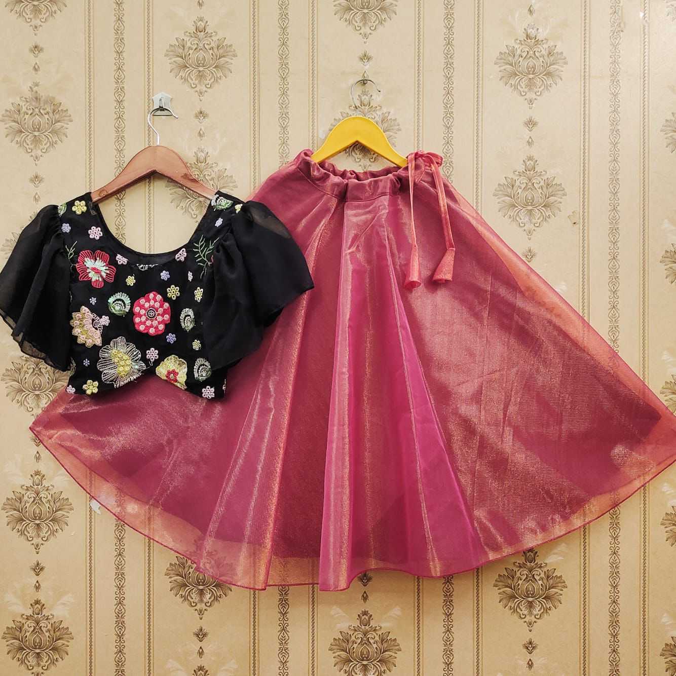 YNF Wholesale Georgette Kids Lehenga  | Surat Manufacturer