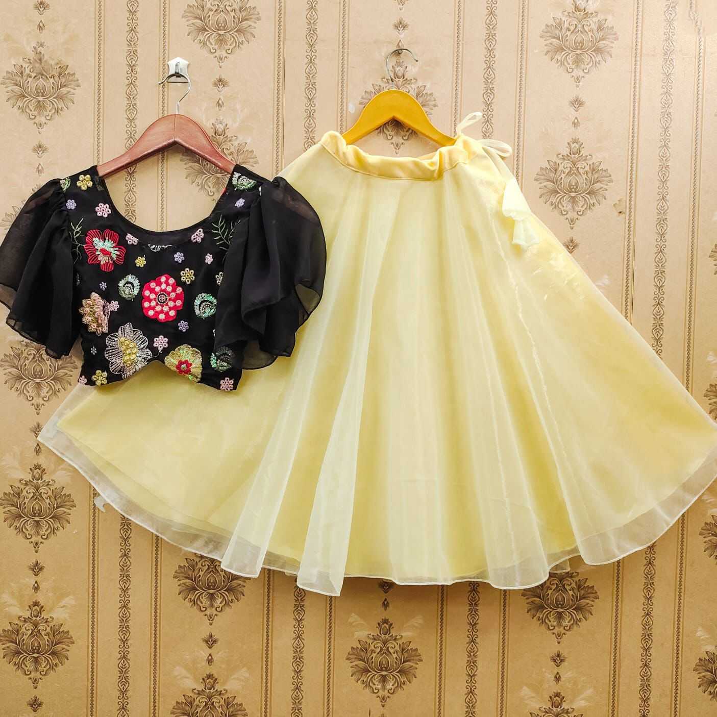 YNF Wholesale Georgette Kids Lehenga  | Surat Manufacturer