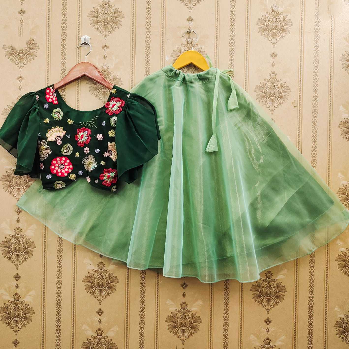 YNF Wholesale Georgette Kids Lehenga  | Surat Manufacturer