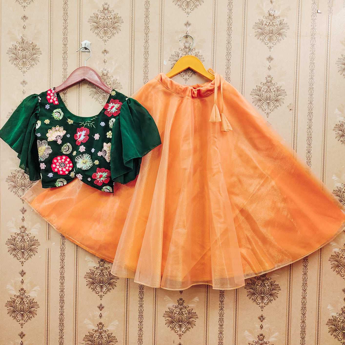 YNF Wholesale Georgette Kids Lehenga  | Surat Manufacturer
