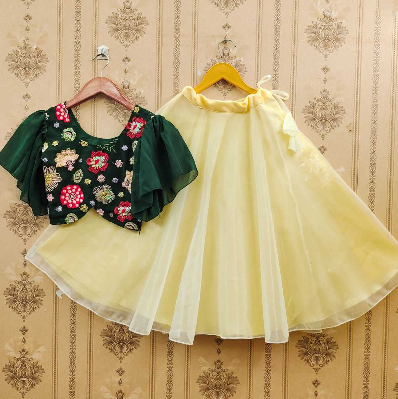 YNF Wholesale Georgette Kids Lehenga  | Surat Manufacturer
