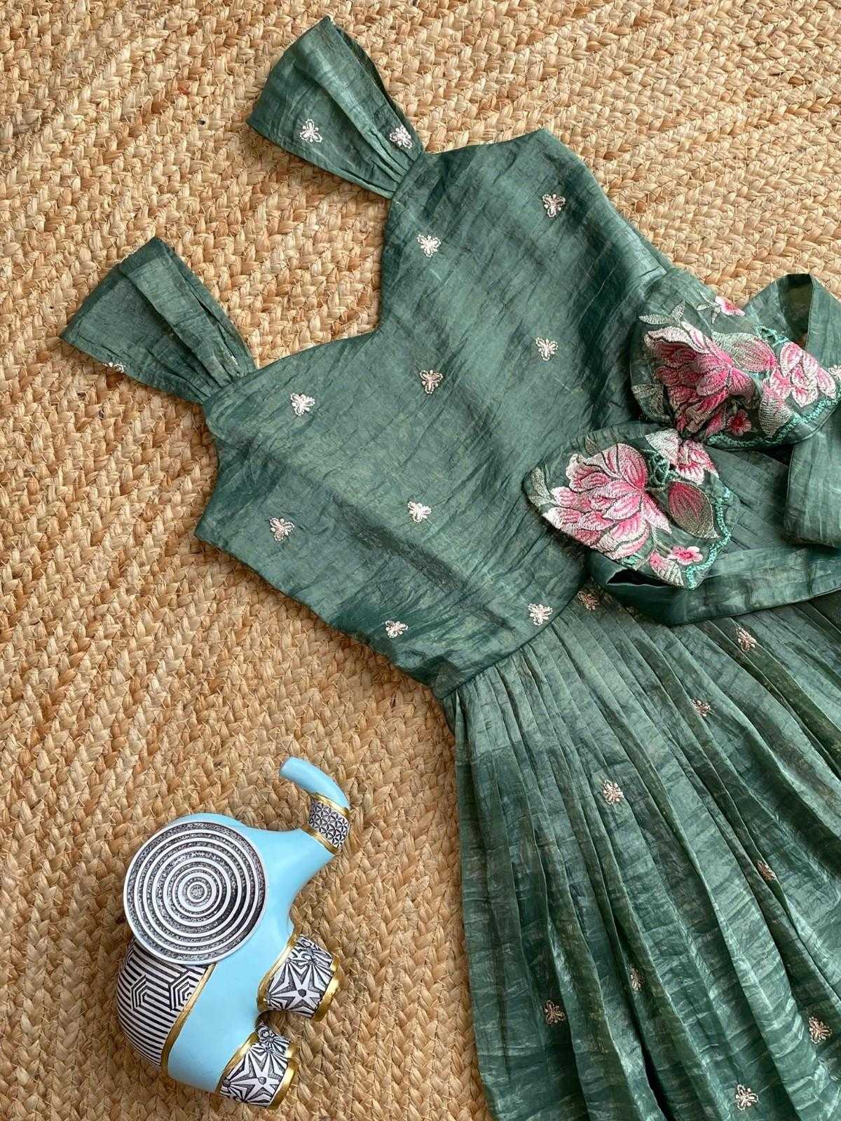 YNF Wholesale Organza Kids Gown  | Surat Manufacturer