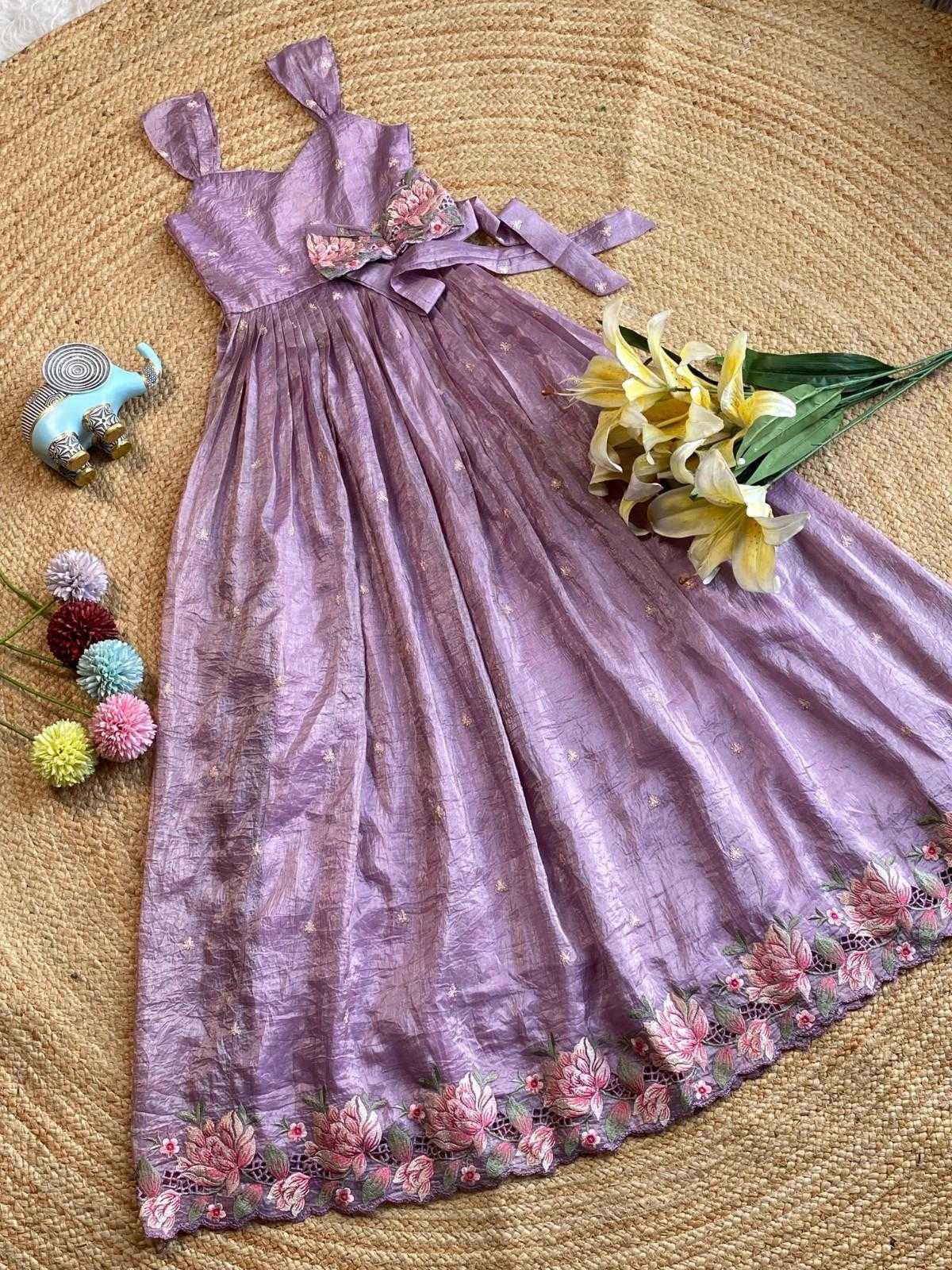 YNF Wholesale Organza Kids Gown  | Surat Manufacturer