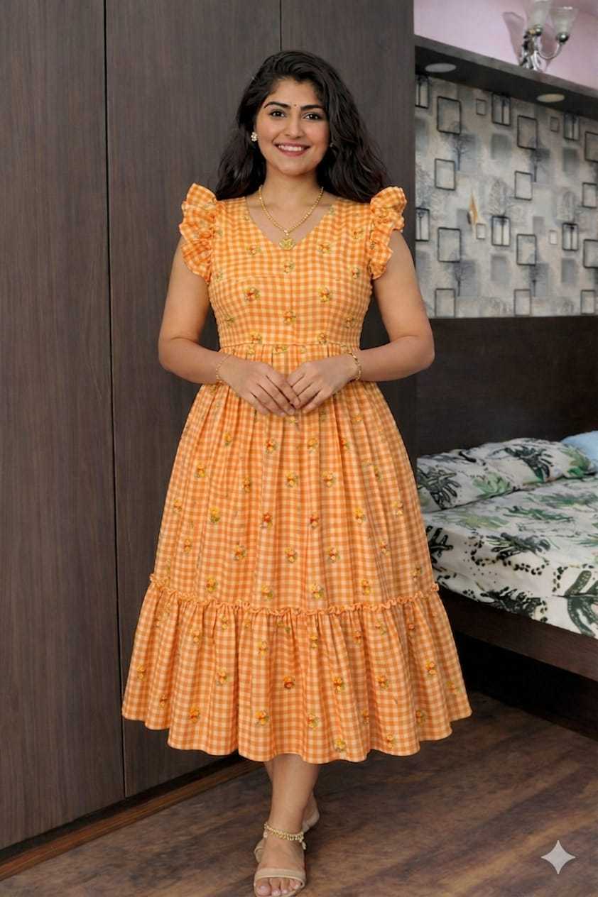 YNF Wholesale Chanderi Silk Fancy Gowns  | Surat Manufacturer