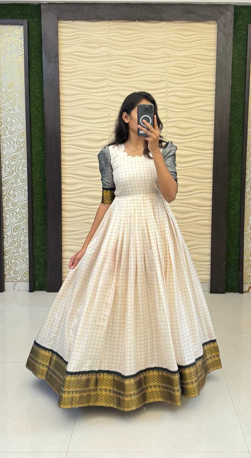YNF Wholesale Cotton Fancy Gowns  | Surat Manufacturer