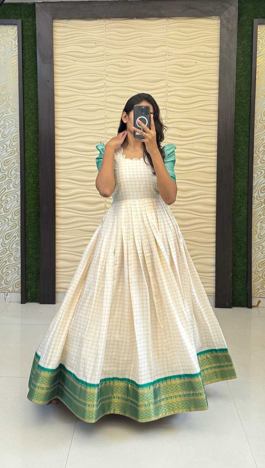 YNF Wholesale Cotton Fancy Gowns  | Surat Manufacturer
