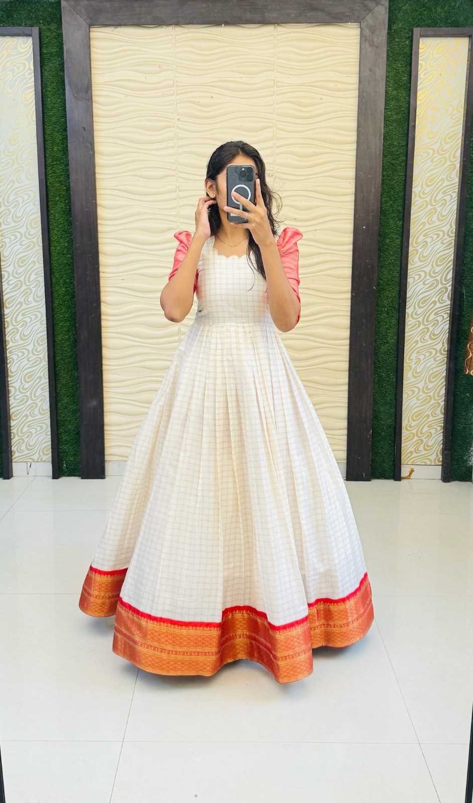 YNF Wholesale Cotton Fancy Gowns  | Surat Manufacturer