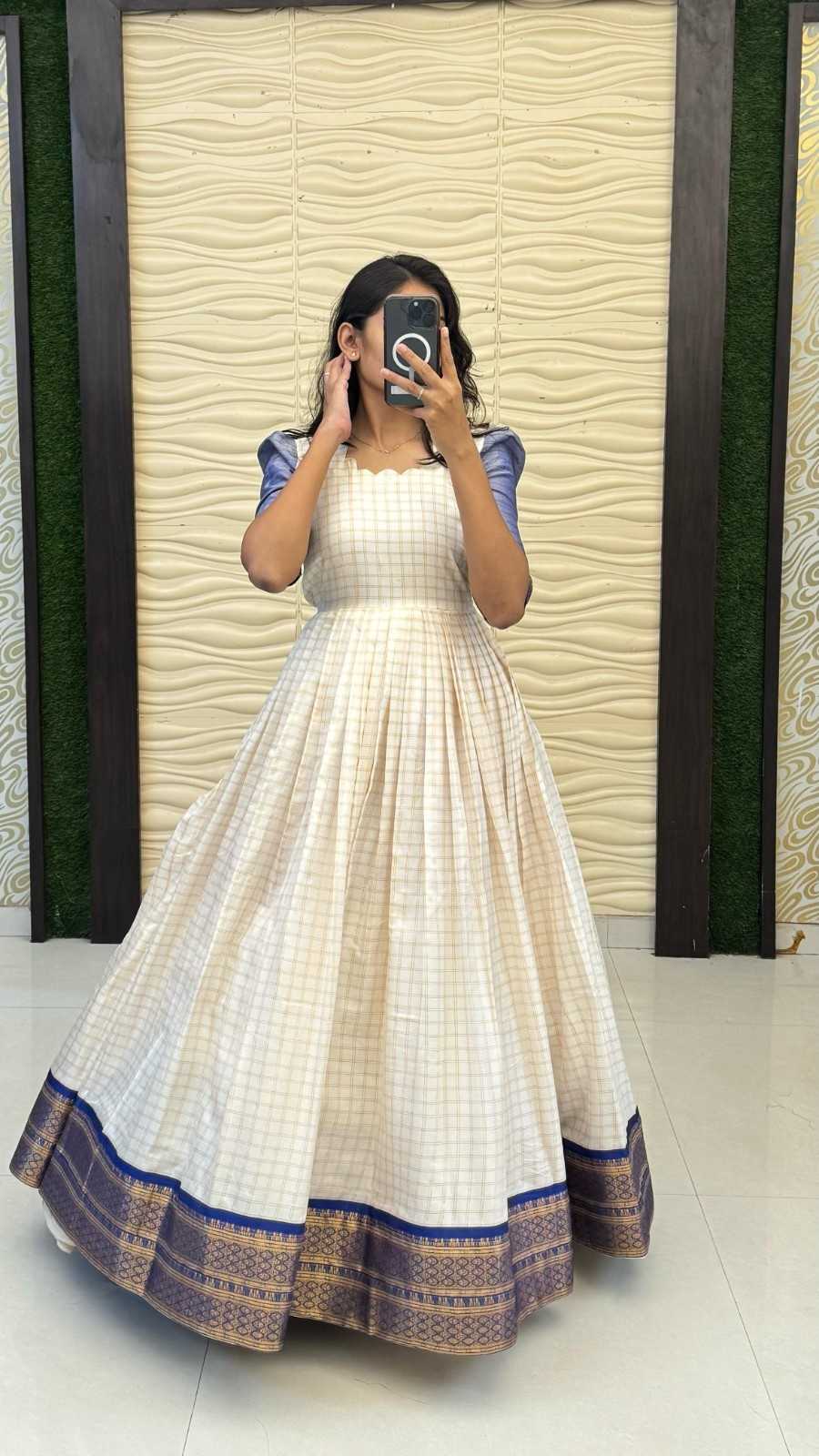 YNF Wholesale Cotton Fancy Gowns  | Surat Manufacturer